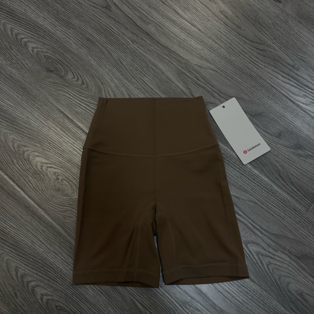 lululemon athletica Chocolate Brown Bike Shorts